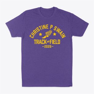 Christine P Swain Elementary School Track and Field Classic Dad T-Shirt