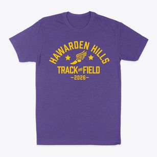 Hawarden Hills Academy Track and Field Classic Dad T-Shirt