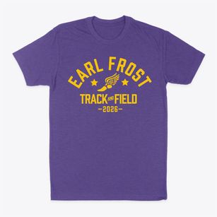 Earl Frost Elementary School Track and Field Classic Dad T-Shirt