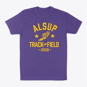 Alsup Elementary School Track and Field Classic Dad T-Shirt