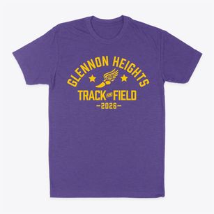 Glennon Heights Elementary School Track and Field Classic Dad T-Shirt