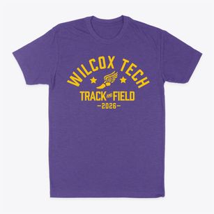 H.c. Wilcox Technical High School Track and Field Classic Dad T-Shirt