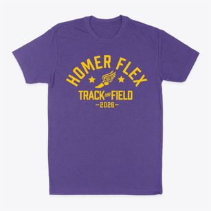 Homer Flex Alternative High School Track and Field Classic Dad T-Shirt