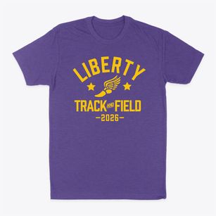 Liberty Elementary School Track and Field Classic Dad T-Shirt