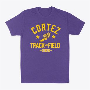 Cortez High School Track and Field Classic Dad T-Shirt