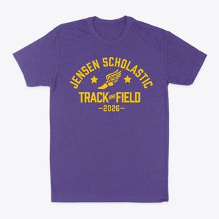 Jensen Scholastic Academy Track and Field Classic Dad T-Shirt