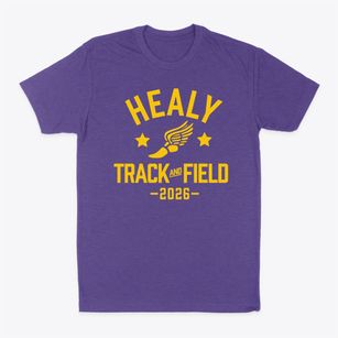 Healy Elementary School Track and Field Classic Dad T-Shirt