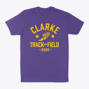 Clarke Community High School Track and Field Classic Dad T-Shirt