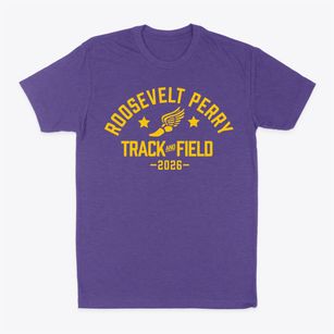 Roosevelt Perry Elementary School Track and Field Classic Dad T-Shirt