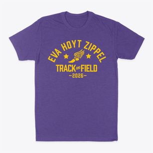 Eva Hoyt Zippel Elementary School Track and Field Classic Dad T-Shirt