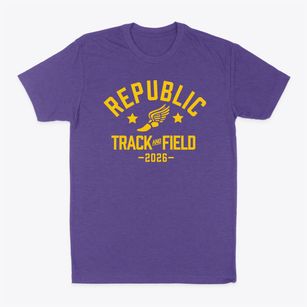 Republic Elementary School 2 Track and Field Classic Dad T-Shirt