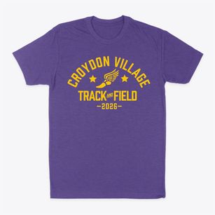 Croydon Village Elementary School Track and Field Classic Dad T-Shirt