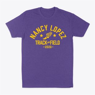 Nancy Lopez Elementary School Track and Field Classic Dad T-Shirt