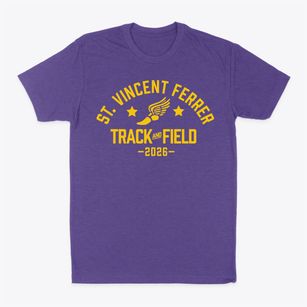 Saint Vincent Ferrer High School Track and Field Classic Dad T-Shirt