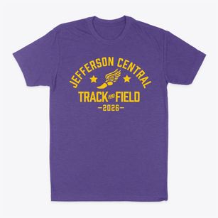 Jefferson Central School Track and Field Classic Dad T-Shirt