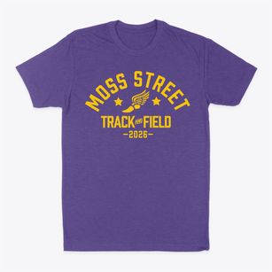 Moss Street Elementary School Track and Field Classic Dad T-Shirt