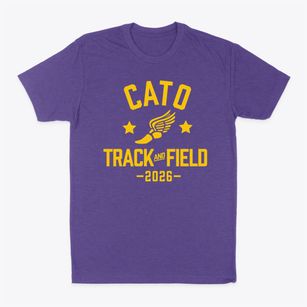 Cato Middle College High School Track and Field Classic Dad T-Shirt