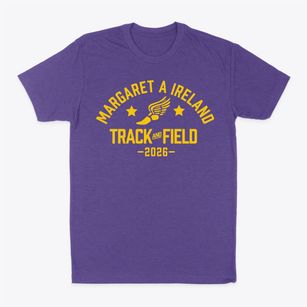 Margaret A Ireland School Track and Field Classic Dad T-Shirt