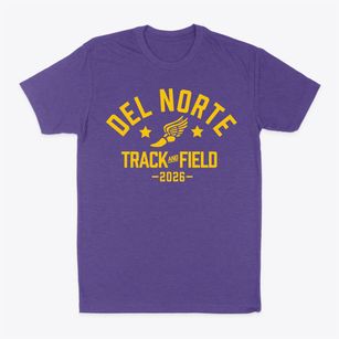 Del Norte Elementary School Track and Field Classic Dad T-Shirt
