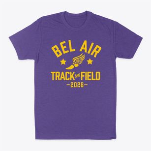 Bel Air Elementary School Track and Field Classic Dad T-Shirt