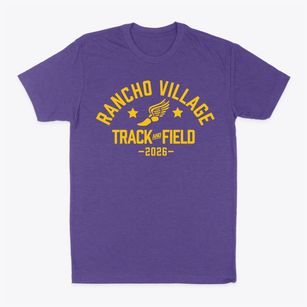 Rancho Village Elementary School Track and Field Classic Dad T-Shirt