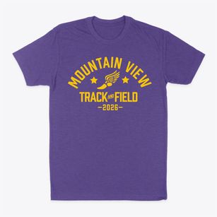 Mountain View Christian Preschool Track and Field Classic Dad T-Shirt