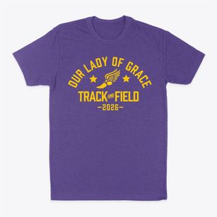 Our Lady Of Grace School Track and Field Classic Dad T-Shirt