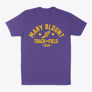 Mary Blount Elementary School Track and Field Classic Dad T-Shirt