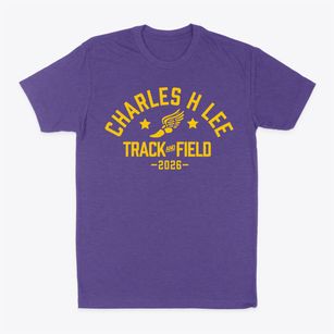 Charles H Lee Elementary School Track and Field Classic Dad T-Shirt