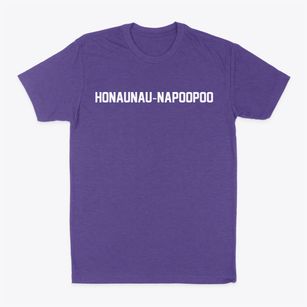 Honaunau-napoopoo Hawaii Classic Block Classic Dad T-Shirt