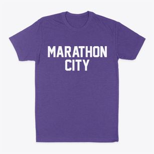 Marathon City Wisconsin Classic Block Classic Dad T-Shirt