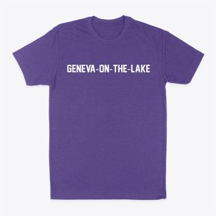 Geneva-on-the-lake Ohio Classic Block Classic Dad T-Shirt