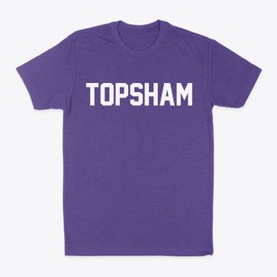 Topsham Vermont Classic Block Classic Dad T-Shirt