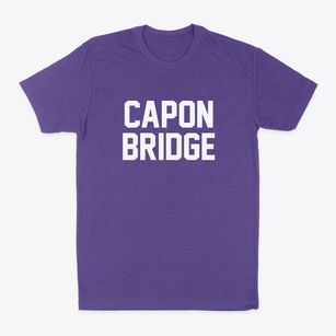Capon Bridge West Virginia Classic Block Classic Dad T-Shirt