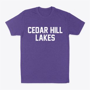 Cedar Hill Lakes Missouri Classic Block Classic Dad T-Shirt