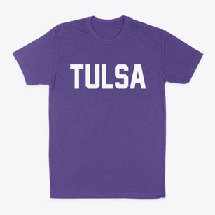 Tulsa Oklahoma Classic Block Classic Dad T-Shirt