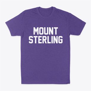 Mount Sterling Iowa Classic Block Classic Dad T-Shirt