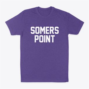 Somers Point New Jersey Classic Block Classic Dad T-Shirt