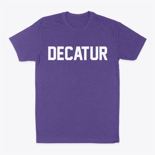 Decatur Indiana Classic Block Classic Dad T-Shirt