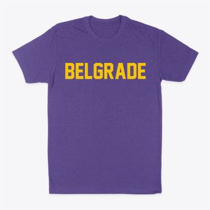 Belgrade Minnesota Classic Block Classic Dad T-Shirt