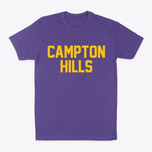Campton Hills Illinois Classic Block Classic Dad T-Shirt