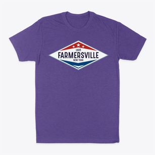 Farmersville New York Diamond Star Classic Dad T-Shirt