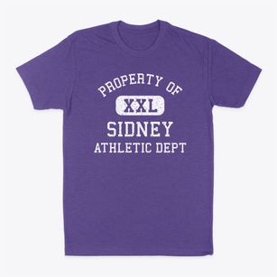 Sidney Nebraska Athletic Dept Classic Dad T-Shirt