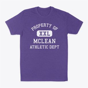 Mclean Texas Athletic Dept Classic Dad T-Shirt