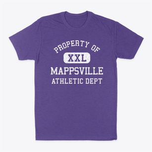 Mappsville Virginia Athletic Dept Classic Dad T-Shirt
