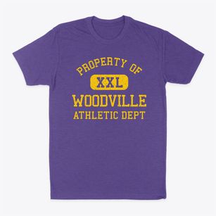 Woodville Alabama Athletic Dept Classic Dad T-Shirt