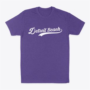 Detroit Beach Michigan Vintage Team Classic Dad T-Shirt