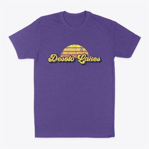 Desoto Lakes Florida Sublime Sunset Classic Dad T-Shirt