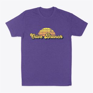 Olive Branch Mississippi Sublime Sunset Classic Dad T-Shirt