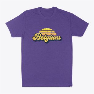 Belgium Wisconsin Sublime Sunset Classic Dad T-Shirt